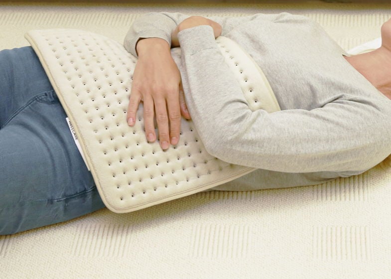 4D DWF holes on Wellcare's heating pad